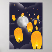 Chinese Sky Lanterns Poster (Vorne)