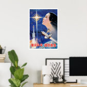 Chinese space retro poster propaganda (Heimbüro)