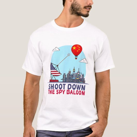 Chinese Spy Balloon T-Shirt (Vorderseite)