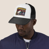 Chinese T'ang Pferdecountryklub-Piazza PF Changs Truckerkappe (Beispiel)