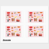 Chinese Theme Digital Stickers | Country Edition (Blatt)