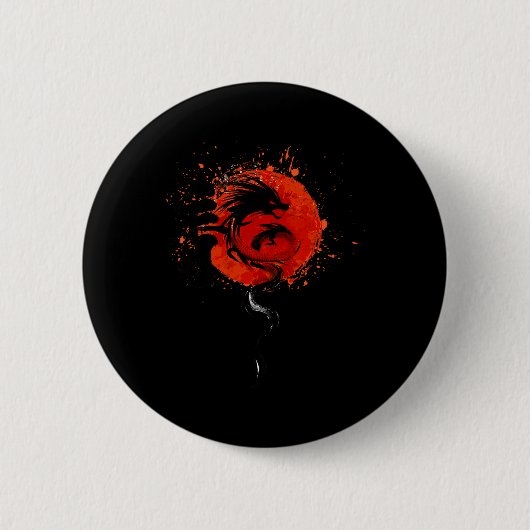 Chinese Traditional New Year - Year Of The Dragon Button (Vorderseite)