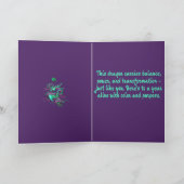 Chinese Underworld Dragon Mythical Waterway  Karte (Innenseite)