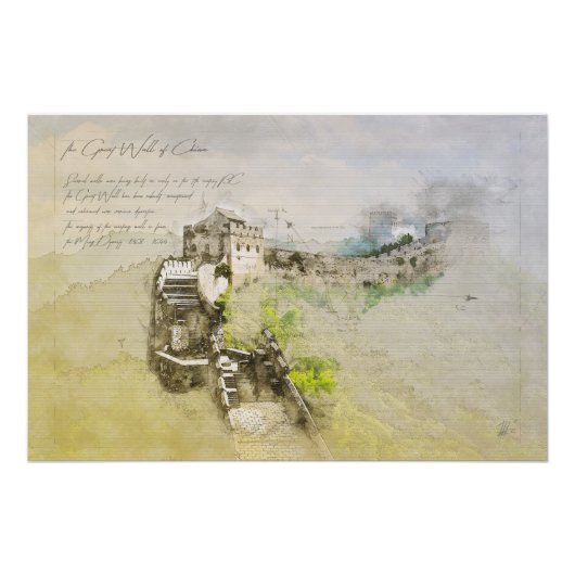 Chinese Wall Poster (Vorderseite)