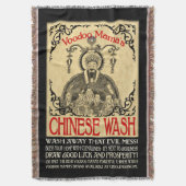 Chinese Wash Throw Blanket Voodoo-Mutter Decke (Vorderseite Vertikal)