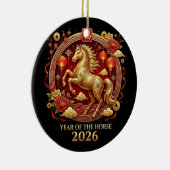 Chinese Year of Horse 2026 Celebrations Keramik Ornament (Rechts)