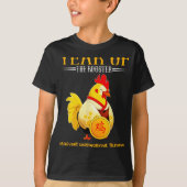 Chinese Year Of The Rooster Zodiac Sign Happy Luna T-Shirt (Vorderseite)