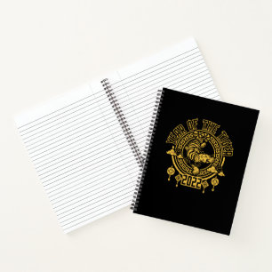 Chinese Year of the Tiger 2022 Silhouette Notizblock
