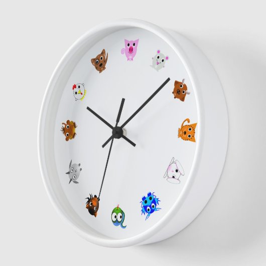 Chinese Zodiac Animals Uhr (Winkel)