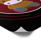 Chinese Zodiac Horoscope Animals Symbol New Year O Poster (Ecke)