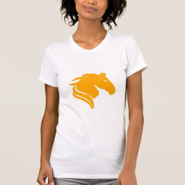 Chinese Zodiac Horse Yellow T‑Shirt for Women  T-Shirt