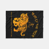 Chinese Zodiac Lunar New Year Astrology Horoscope  Fleecedecke (Vorderseite (Horizontal))