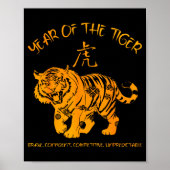 Chinese Zodiac Lunar New Year Astrology Horoscope Poster (Vorne)