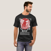 Chinese Zodiac Rat Personality T-Shirt (Vorne ganz)