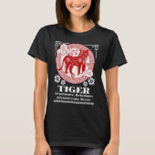Chinese Zodiac Tiger Personality T-Shirt (Vorderseite)