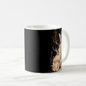 Chinese Zodiac Year Of The Rabbit Animal Sign Luna Kaffeetasse (VorderseiteRechts)