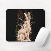 Chinese Zodiac Year Of The Rabbit Animal Sign Luna Mousepad (Mit Mouse)