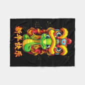 Chinese Zodiac Year Of The Snake 2025 Chinese New  Fleecedecke (Vorderseite (Horizontal))