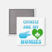 Chinesen sind meine Heimat Magnet (Vorderseite/Rückseite)
