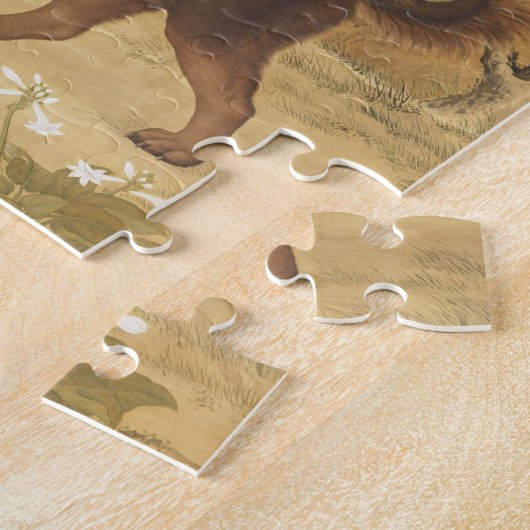 Chinesisch Art 1747 Das Hund- und Blume- und Baumm Puzzle (Seite)