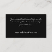 Chinesisch-Asiatische Gemusterte Visitenkarte (Rückseite)