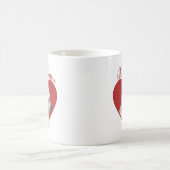 Chinesisch beglaubigt mein Valentin Kaffeetasse (Mittel)
