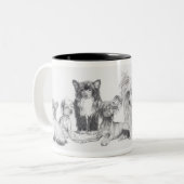 Chinesisch beglaubigt zweifarbige tasse (Vorderseite Links)