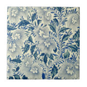 Chinesisch Blaues Leaf ~ Delft ~ * ~ Fliese (Vorderseite)