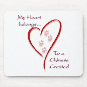 Chinesisch-Created Heart Belongs Mousepad