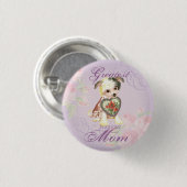 Chinesisch-Created-Heart-Mama Button (Vorne & Hinten)