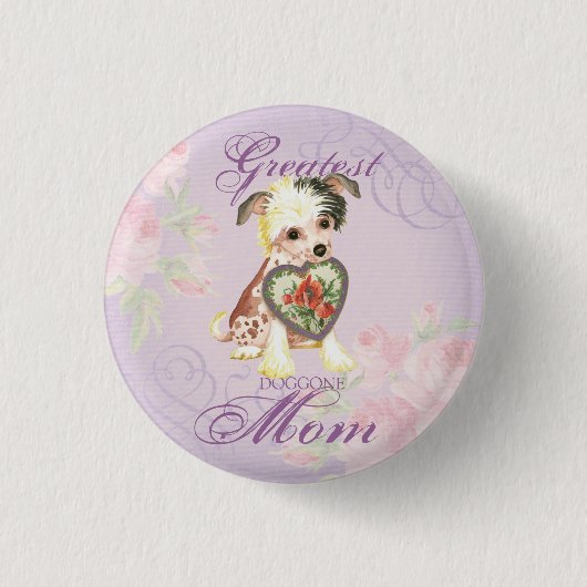 Chinesisch-Created-Heart-Mama Button (Vorderseite)