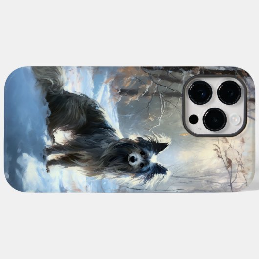 Chinesisch Created Let It Snow Weihnachten Case-Mate iPhone Hülle (Rückseite (Horizontal))