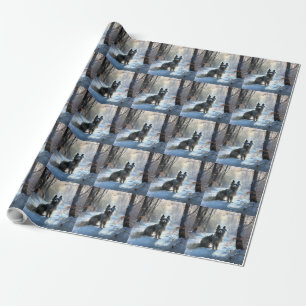 Chinesisch Created Let It Snow Weihnachten Geschenkpapier