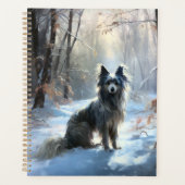 Chinesisch Created Let It Snow Weihnachten Planer (Vorderseite)