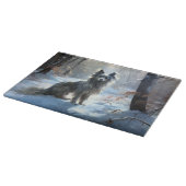 Chinesisch Created Let It Snow Weihnachten Schneidebrett (Ecke)