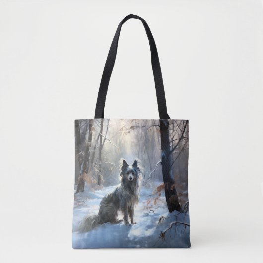 Chinesisch Created Let It Snow Weihnachten Tasche (Vorderseite)