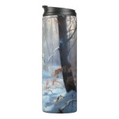 Chinesisch Created Let It Snow Weihnachten Thermosbecher (Nach rechts gedreht)