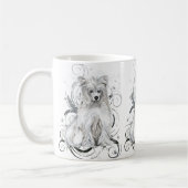 Chinesisch Crested Blue NB Kaffeetasse (Links)