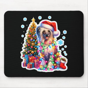 Chinesisch Crested Frohe Weihnachten Mama Papa Elt Mousepad