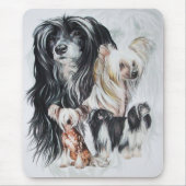 Chinesisch Crested Ghost Mousepad (Vorne)