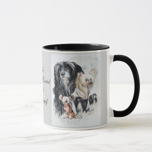 Chinesisch Crested Ghost Tasse (Rechts)
