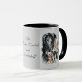 Chinesisch Crested Ghost Tasse (VorderseiteRechts)