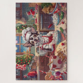 Chinesisch Crested Holiday Baking: Festliche Weihn Puzzle (Vertikal)