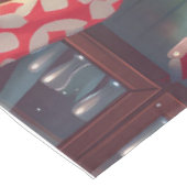 Chinesisch Crested Holiday Baking: Festliche Weihn Tischdecke (Schrägansicht)