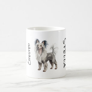 Chinesisch-Crested-Hund-Tasse Kaffeetasse