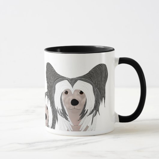 Chinesisch-Crested-Hund-Tasse Tasse (Rechts)