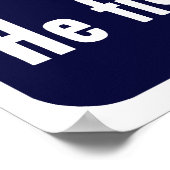 Chinesisch - Dieser Mann ist dein Freund Poster (Ecke)