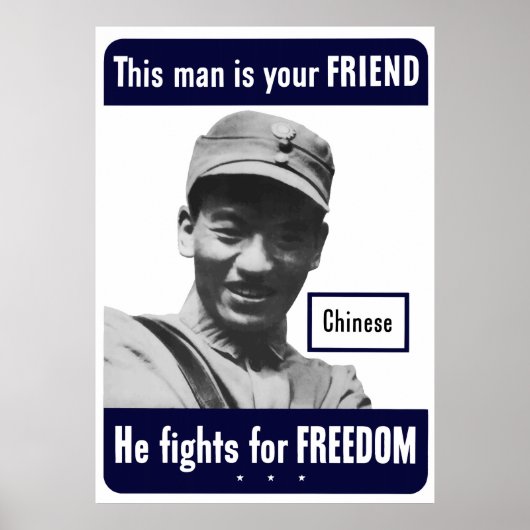 Chinesisch - Dieser Mann ist dein Freund Poster (Vorne)