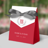 Chinesisch Doppelglückssehen Vielen Dank Geschenkschachtel