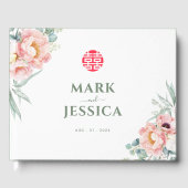 Chinesisch Elegante Doppelglücklichkeit/Song Hy Ho Gästebuch (Vorderseite)